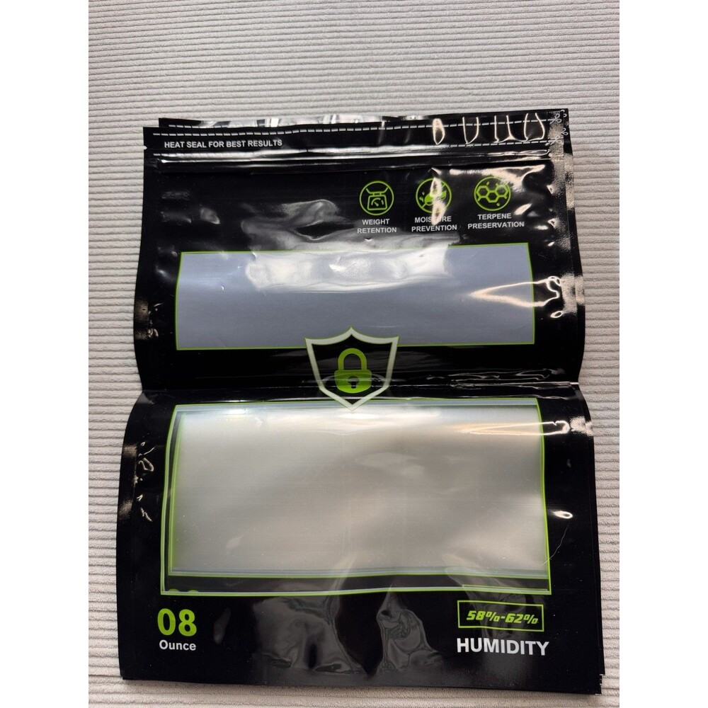 15 Pcs Storage Terpene 8 Oz Bags 58%-62% RH 2-Way Humidity Control for Curing